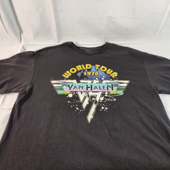 Other - Van Halen World Tour 1978 Band Tee T-Shirt Sz Large Graphic Print Unisex VG